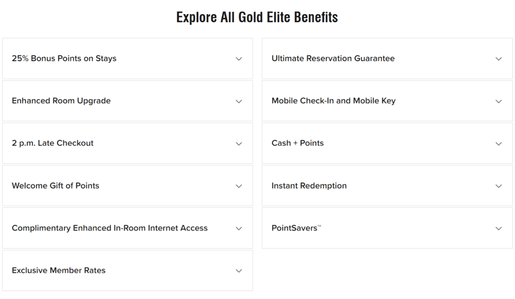 Marriott Bonvoy Hotel Elite Membership Status Match