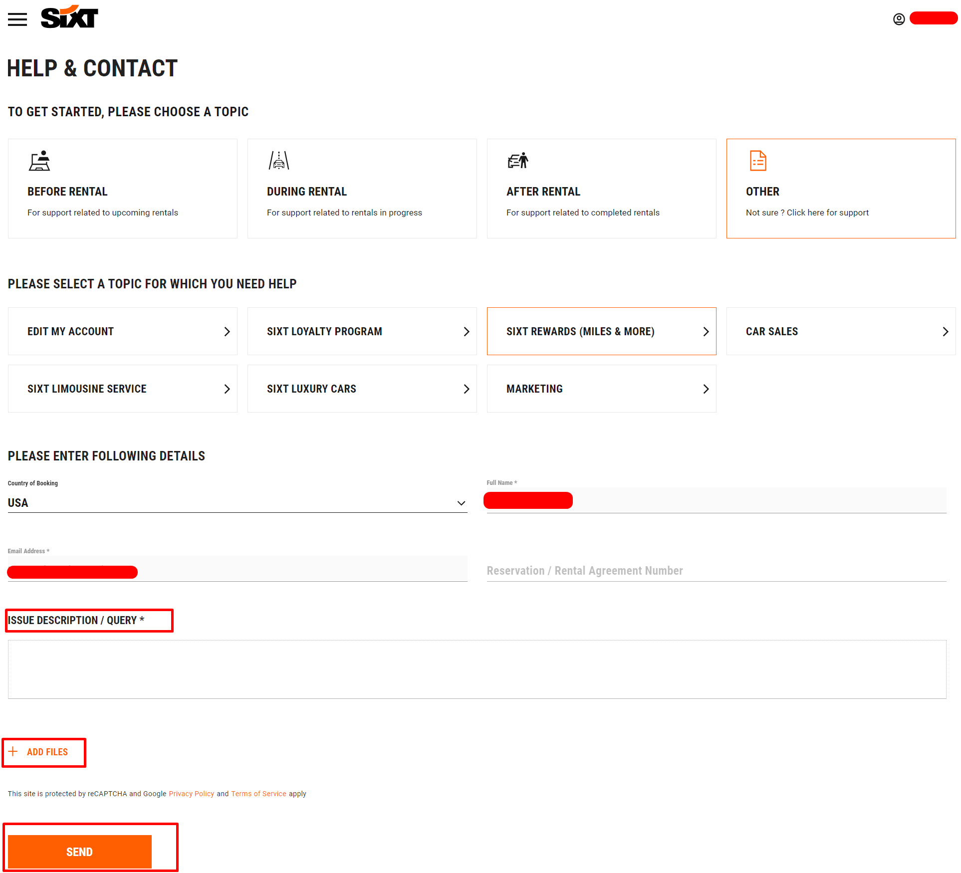 Sixt Car Rental Company Membership Status Match